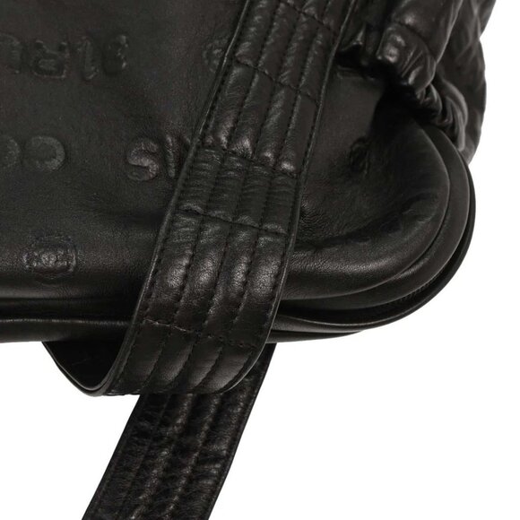 Chanel Black Calfskin Rue Cambon Embossed Unlimited Shoulder Bag - Picture 4 of 11